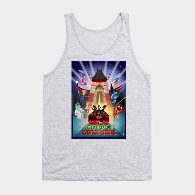 The Great Muppet Movie Ride Tank Top by Drawn By Bryan